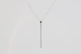 18 14k White Gold 0.15tcw Diamond Pendant Necklace (2.67g.)