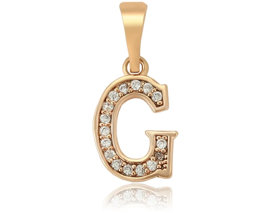 18k Gold plated Initial Letter Necklace