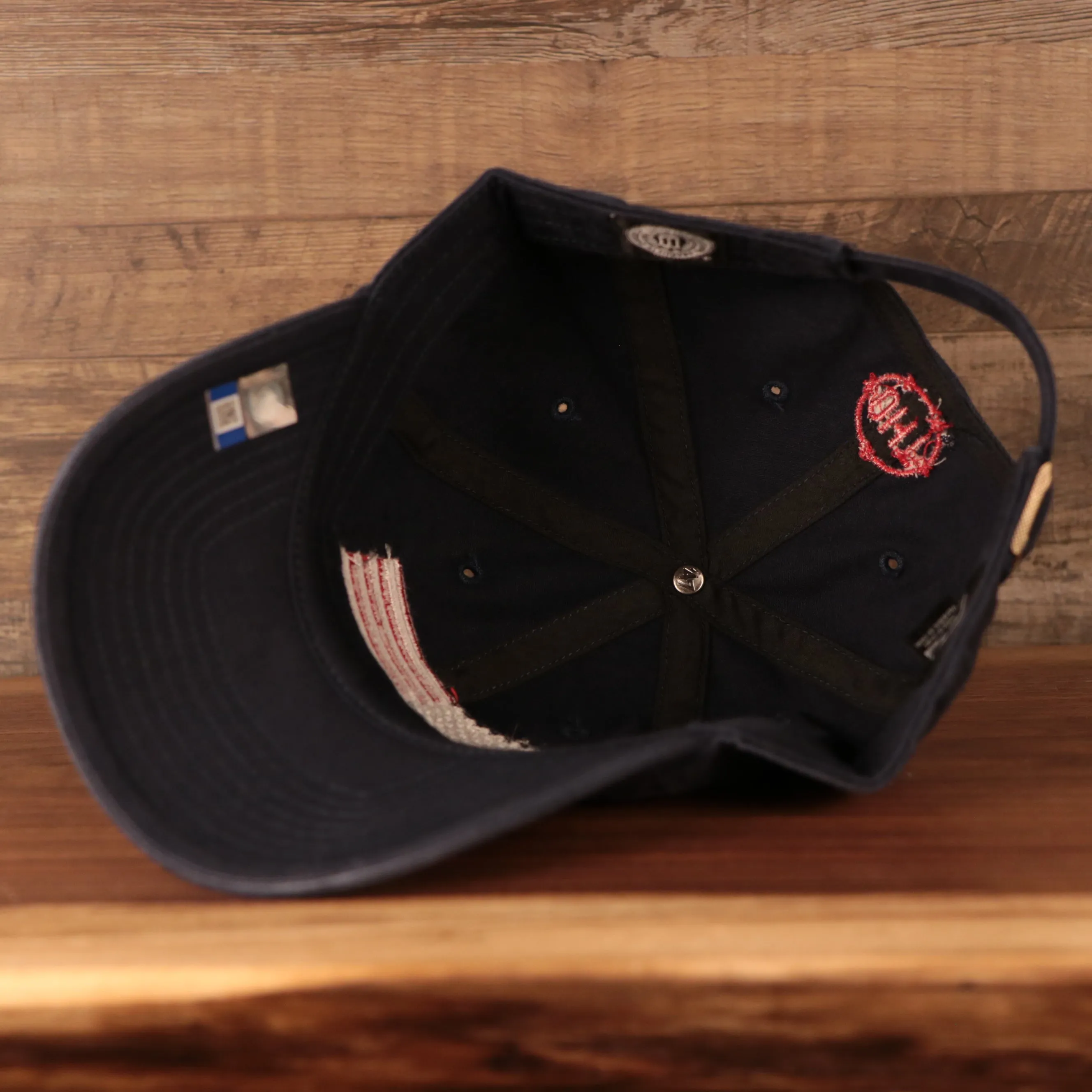 47 BRAND | OPERATION HAT TRICK | USA FLAG PATCH | COTTON | DAD HAT | NAVY | OSFM