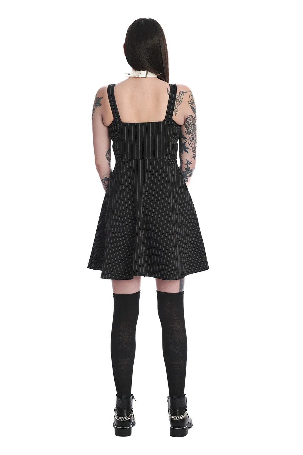 BELLONA PINSTRIPE DRESS