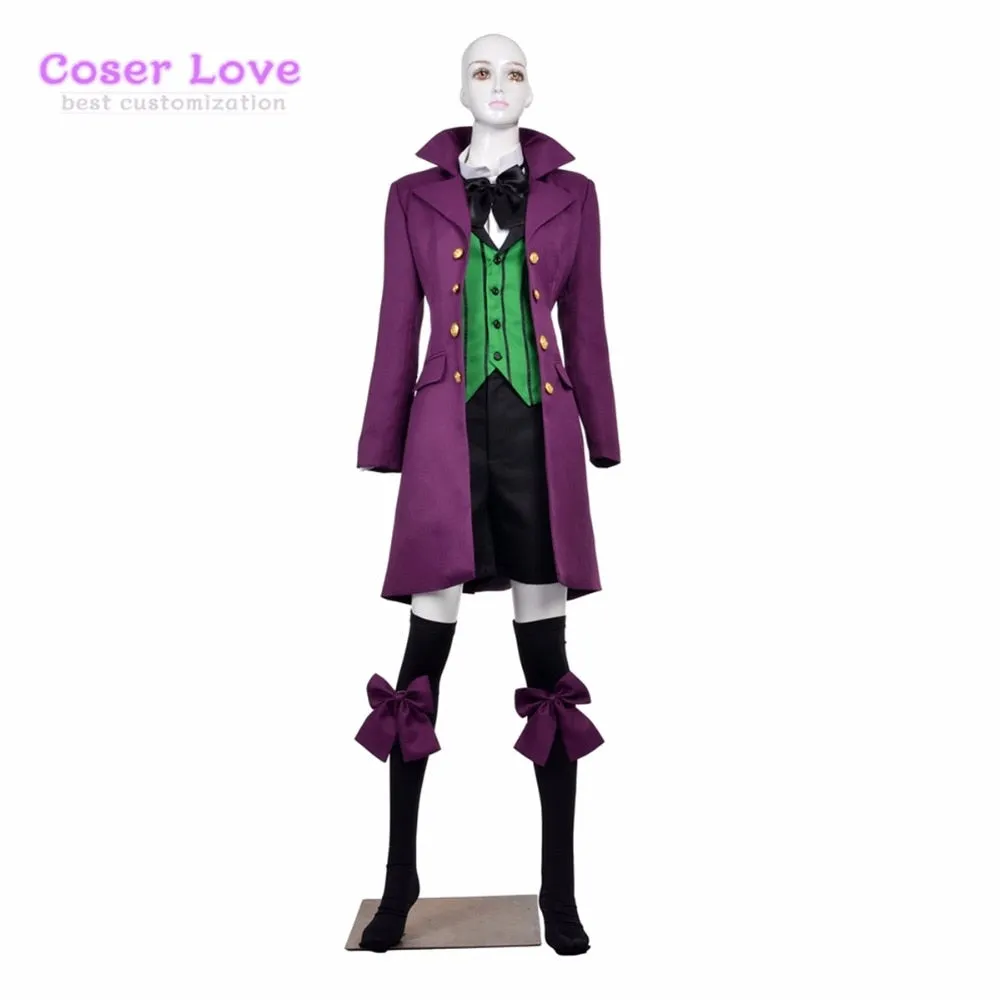 Black Butler Alois Trancy Cosplay Costume New Years Christmas Halloween party