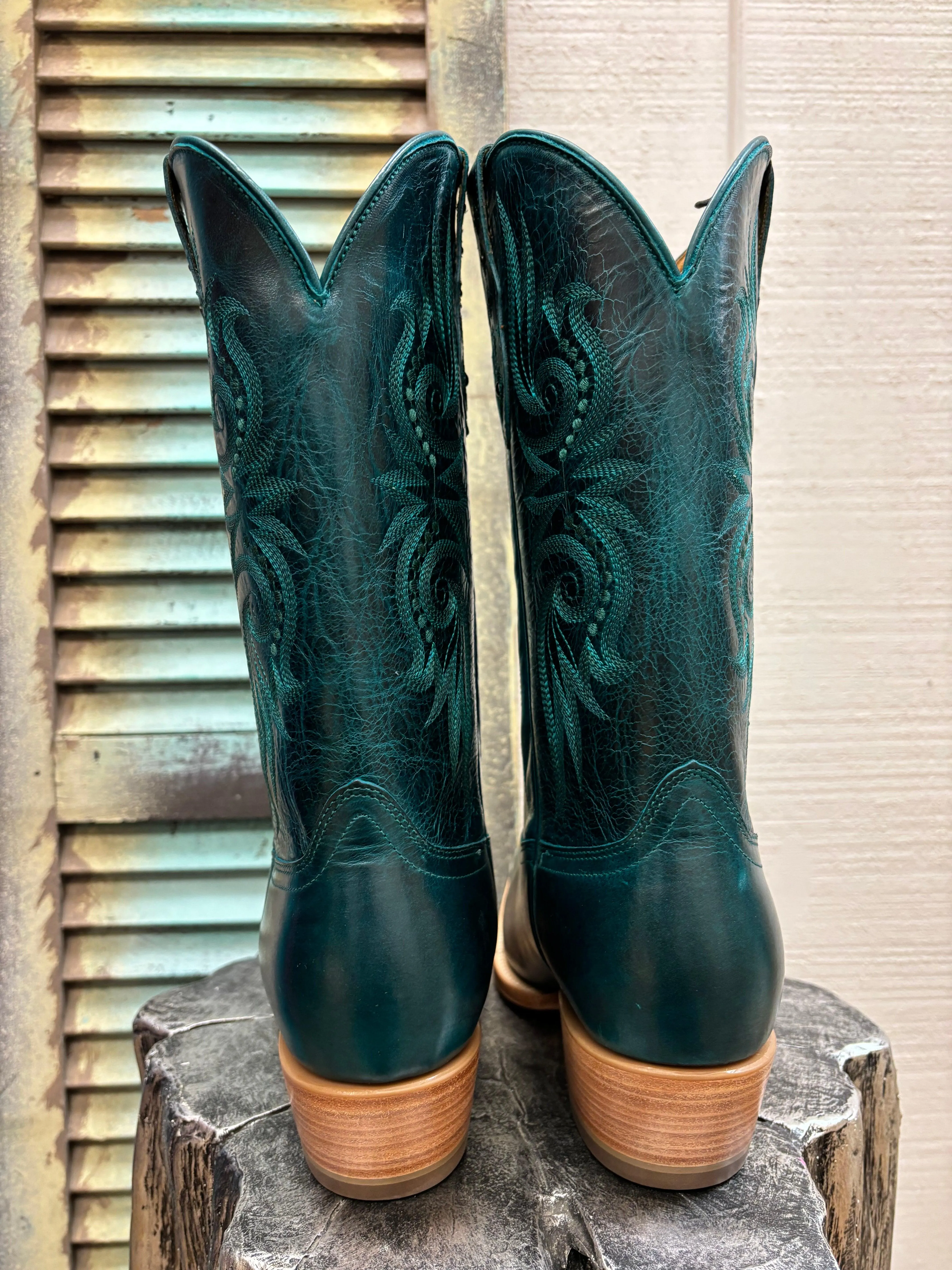 Black Star Women’s Paradise Laguna Blue Snip Toe Western Cowgirl Boots WBSN031