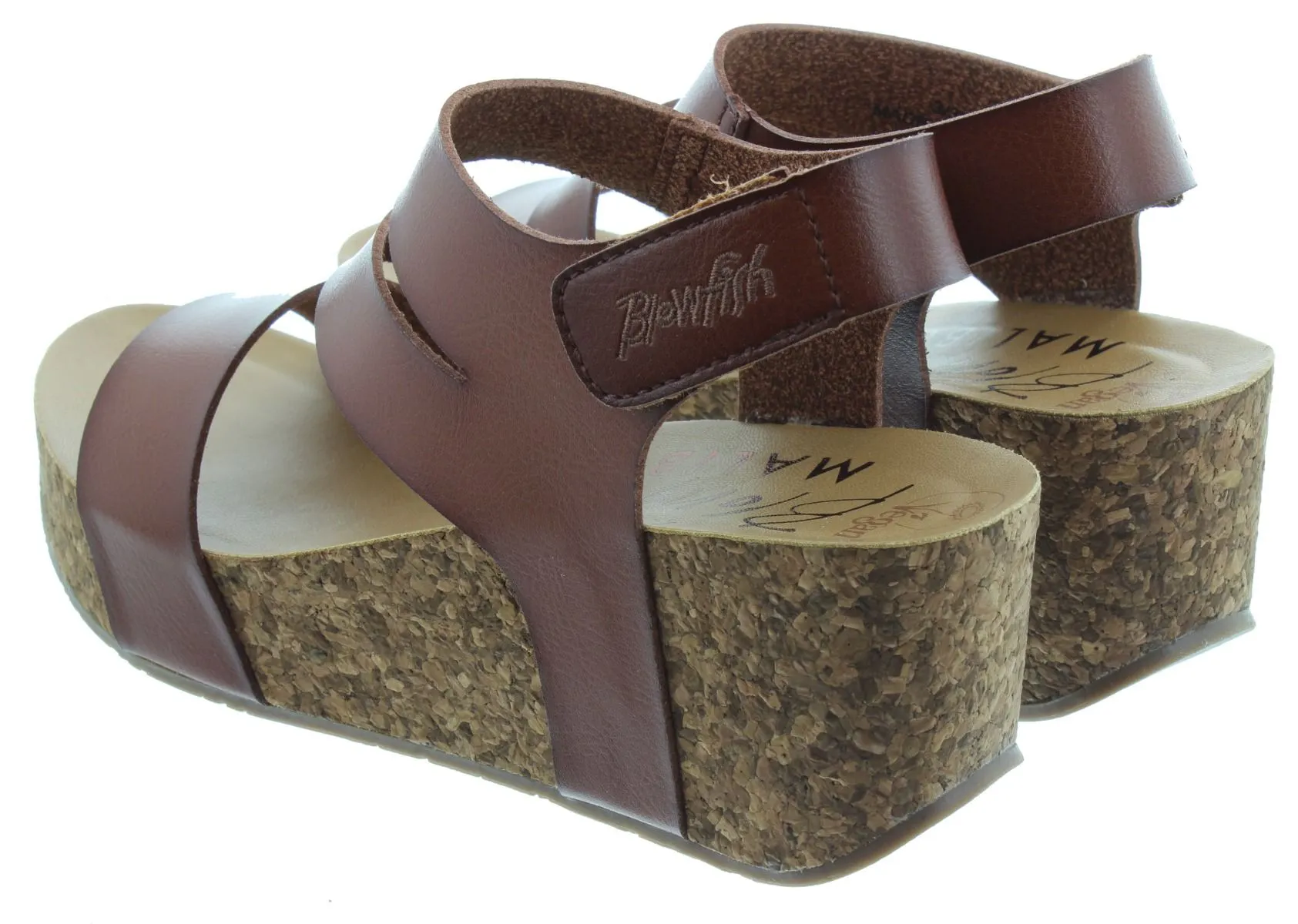 BLOWFISH Ladies Leelee Wedge Sandals In Tan