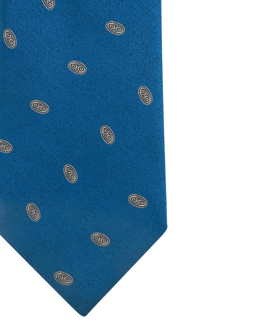 Bluette and Pearl Motif Tie