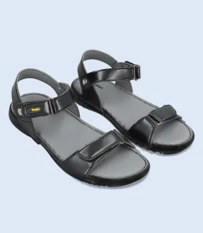 BM5680-Black-Men Sandal