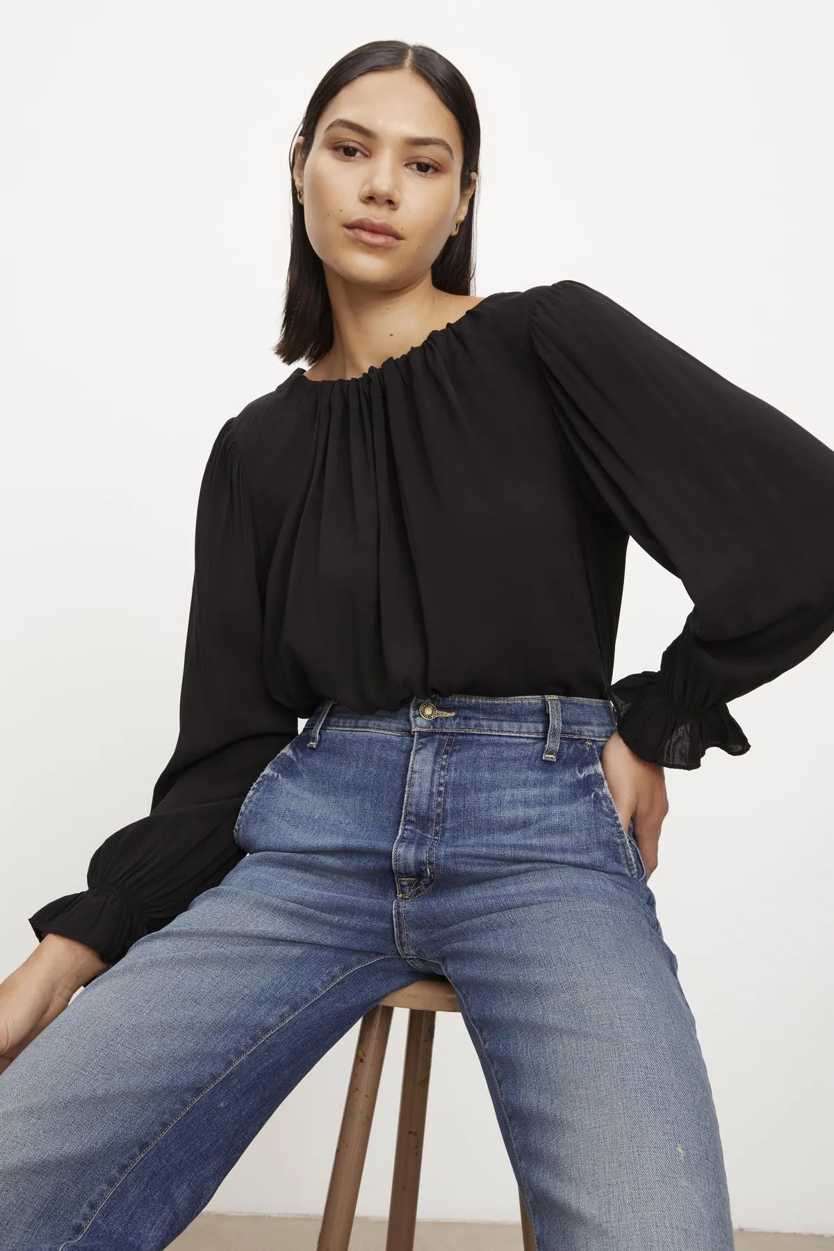 BRISTOL NECK TIE TOP