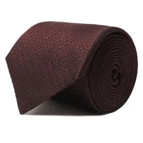 Canali Burgundy Silk Tie