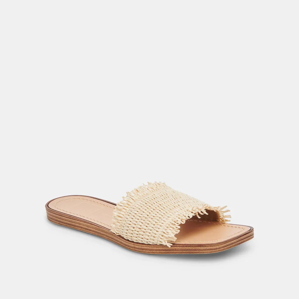 Canary Sandals LT Natural Raffia | Women's Natural Raffia Sandals– Dolce Vita 6928796909634