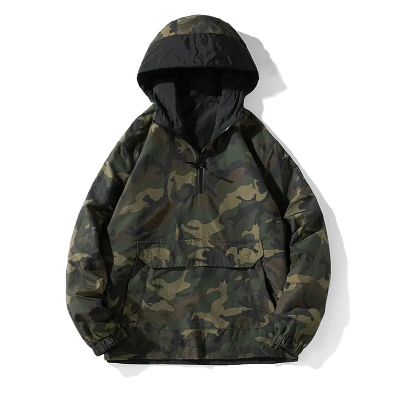 Casual Loose Both Sides Hoodies / Fashion Pockets Male Clothes with Hood