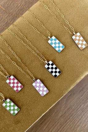 Checkered Necklace