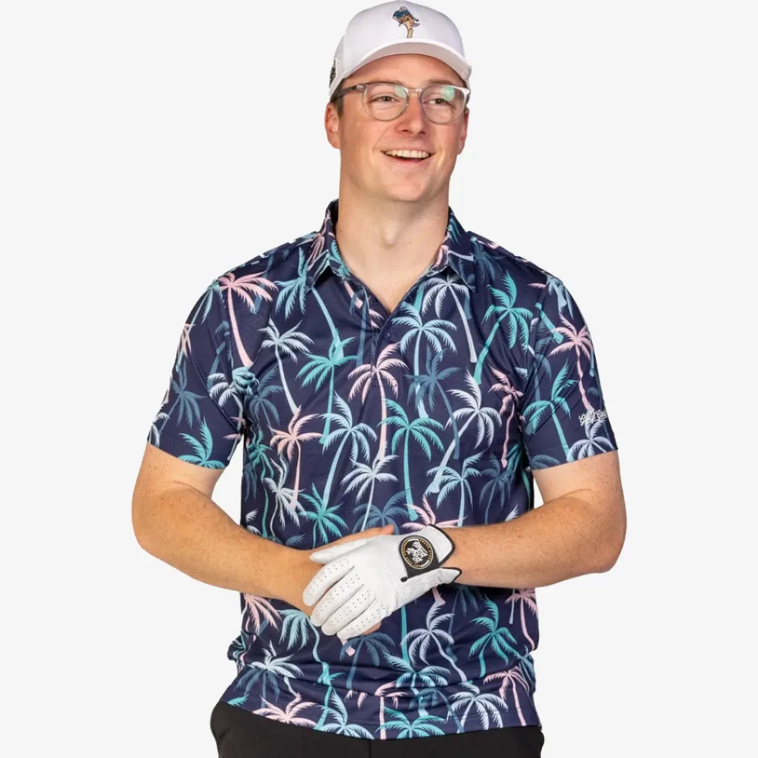 Coconut Palm Cool Tech Performance Golf Polo