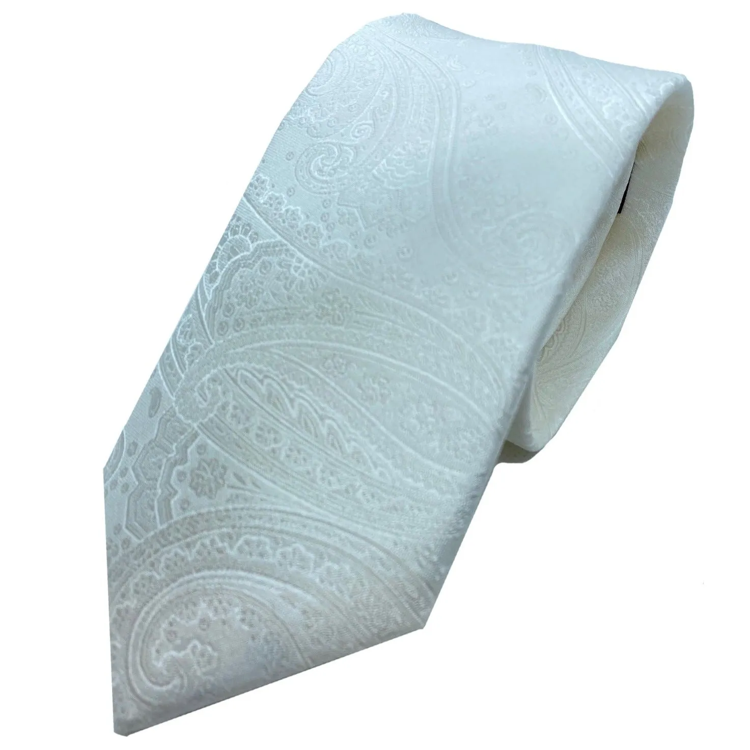 Dormeuil Ivory Paisley Tie