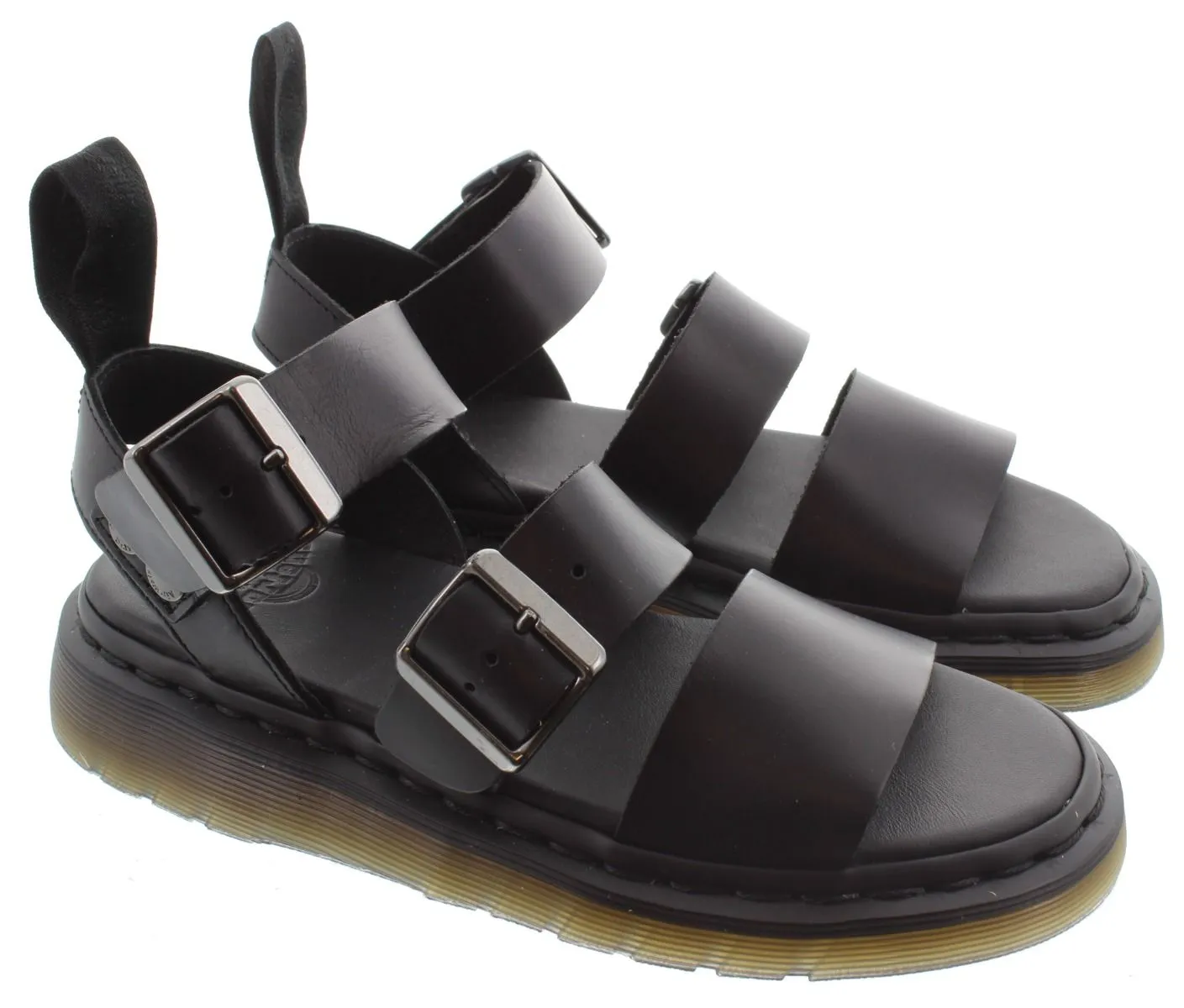 DR MARTENS Ladies Gryphon Sandals In Black