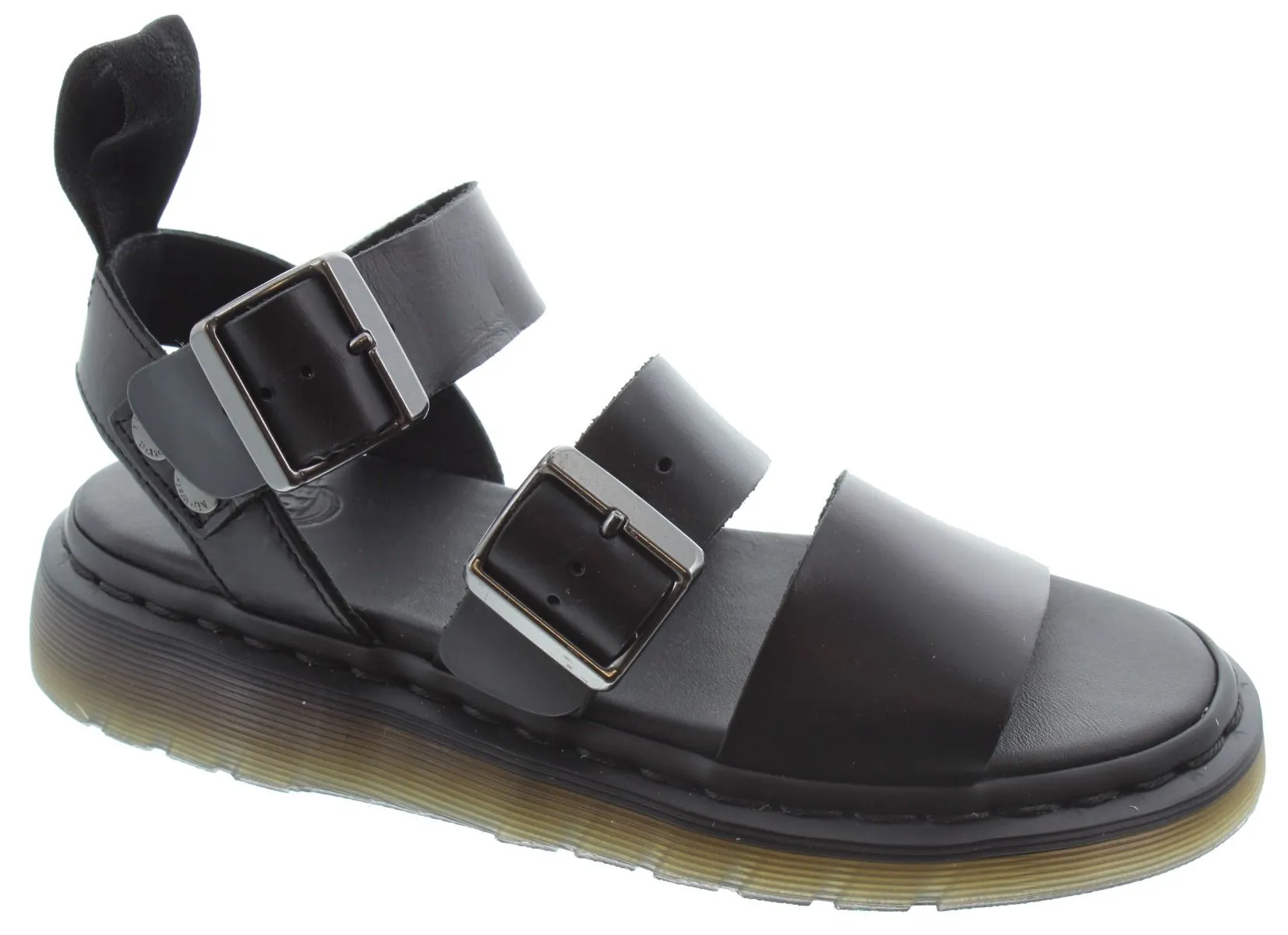 DR MARTENS Ladies Gryphon Sandals In Black