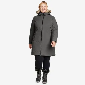 Eddie Bauer Plus Size Women's Olympia Waterproof Down Stadium Coat - Cinder