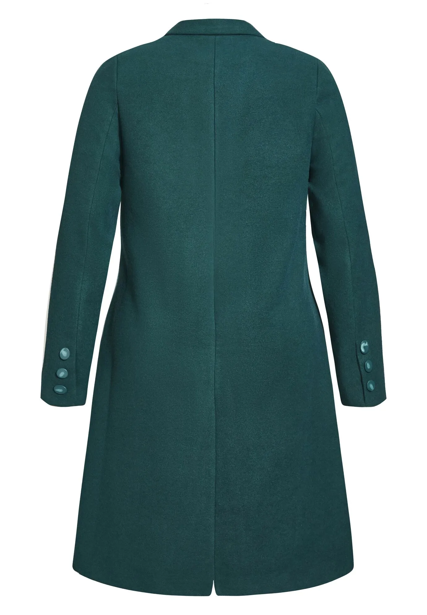 Effortless Chic Coat - emerald