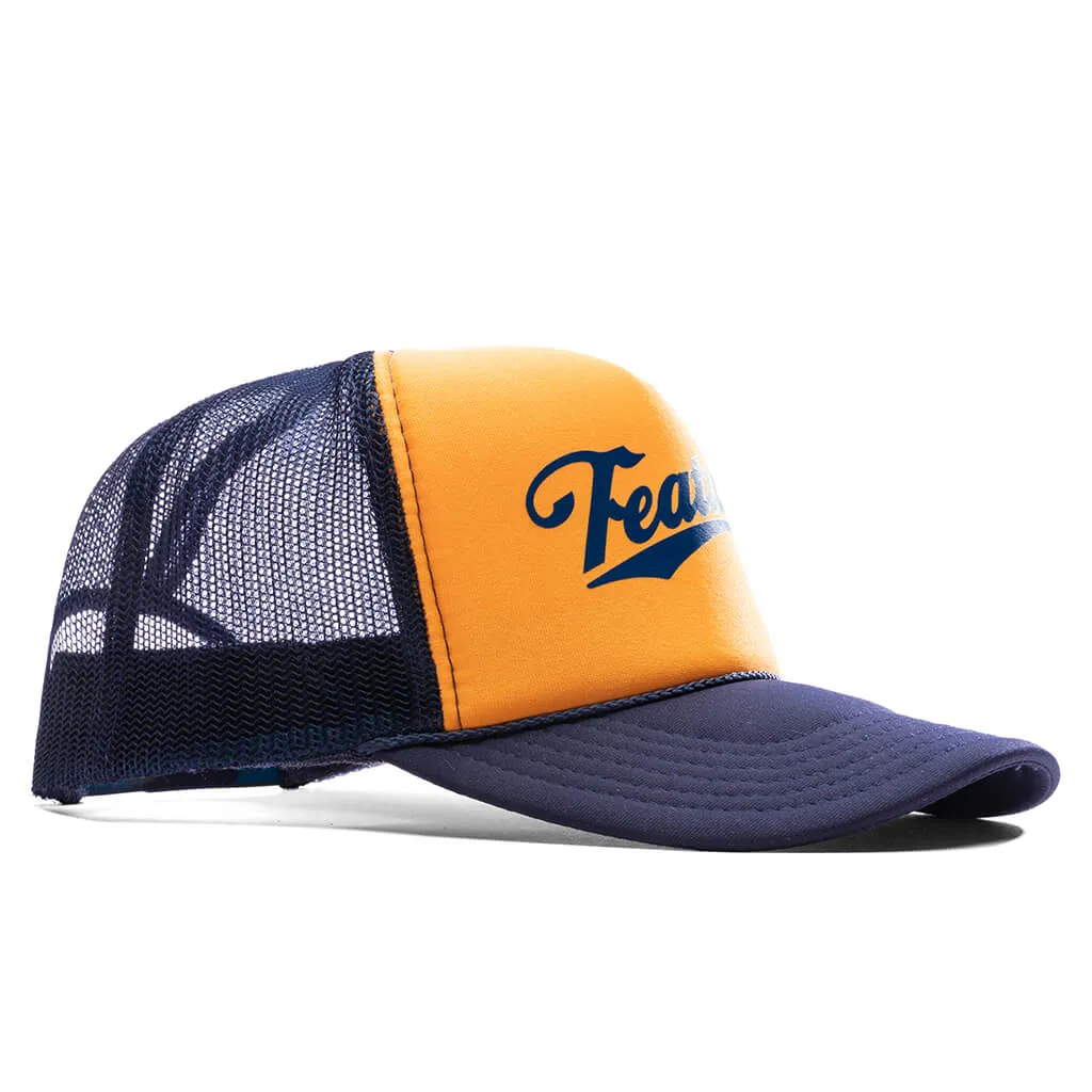 Frew Trucker Hat - Navy/Gold