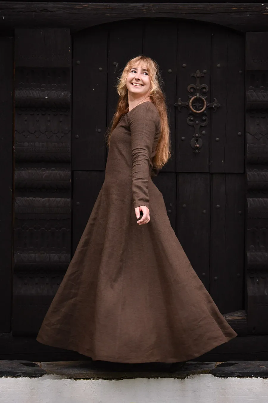 Frya Viking Linen Dress