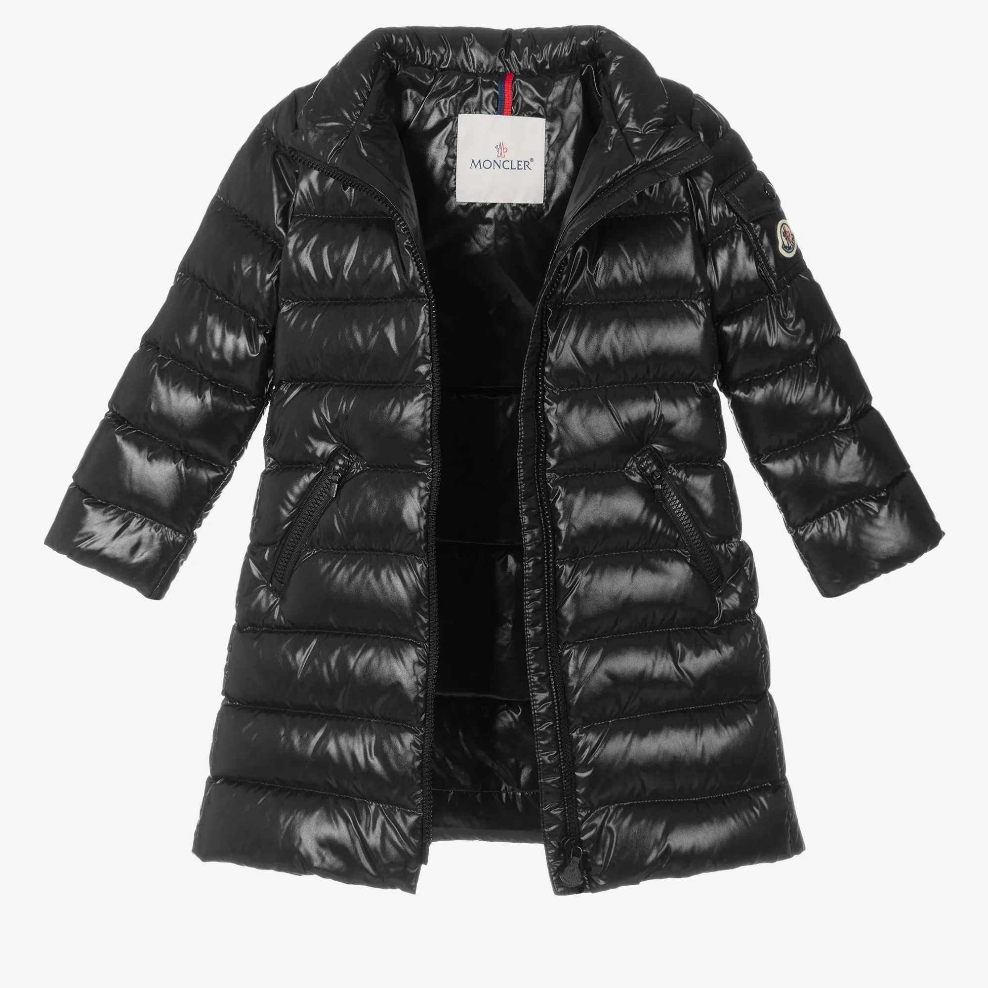 Girls Black Moka Down Puffer Coat 