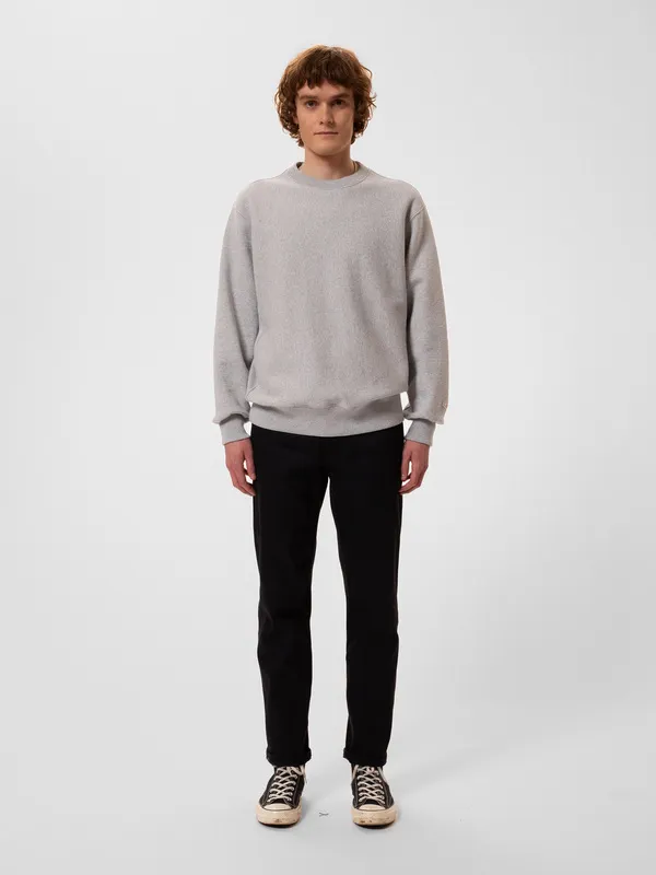 Hasse Sweater Crew Neck Greymelange