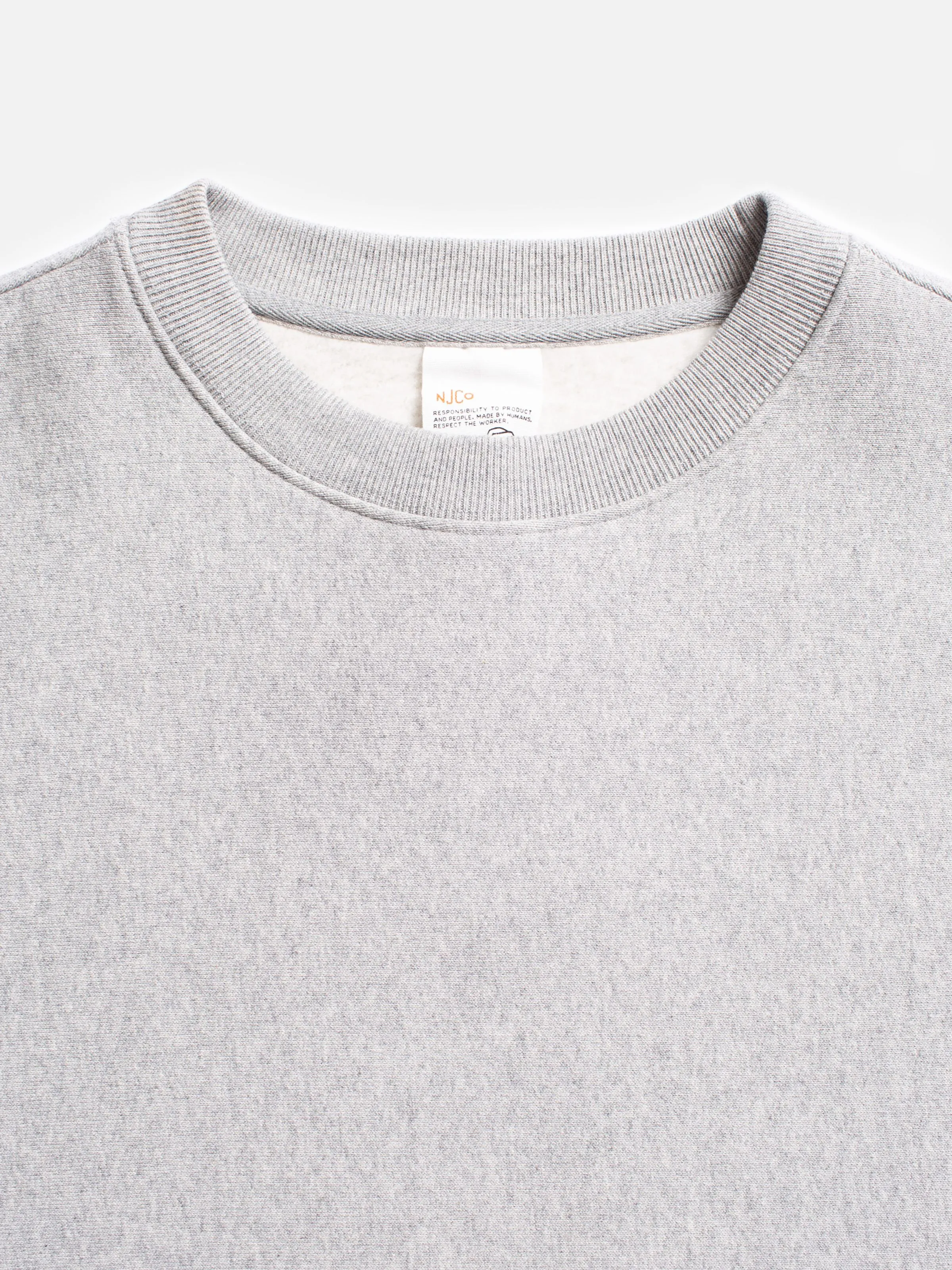 Hasse Sweater Crew Neck Greymelange