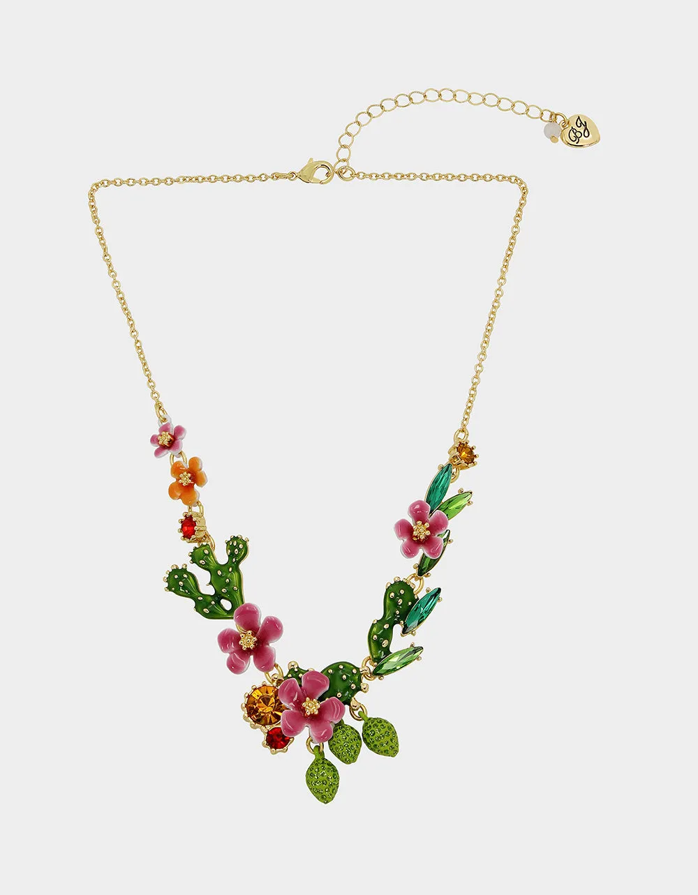 HOLA TO LOVE FLOWER FRONTAL NECKLACE MULTI