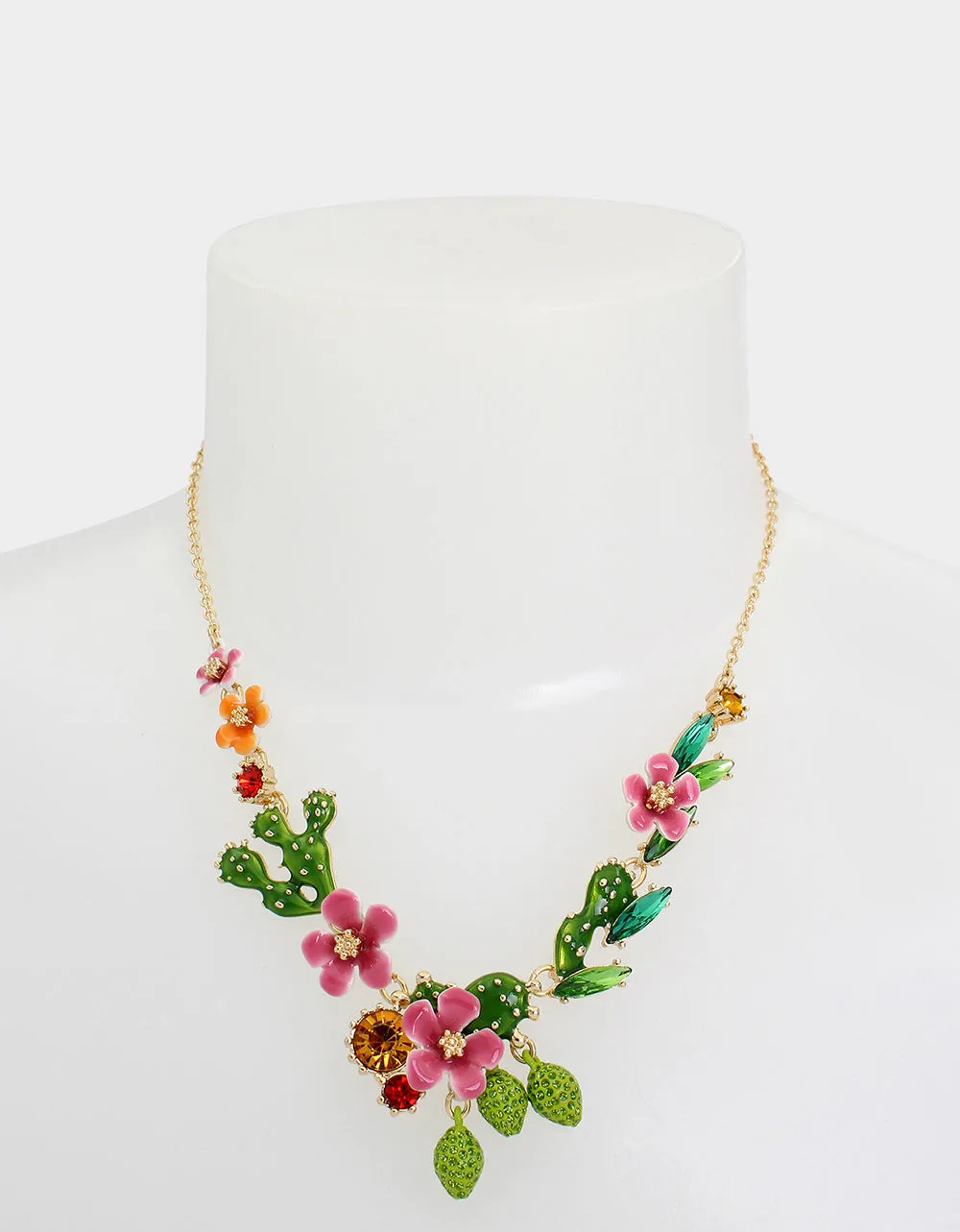 HOLA TO LOVE FLOWER FRONTAL NECKLACE MULTI