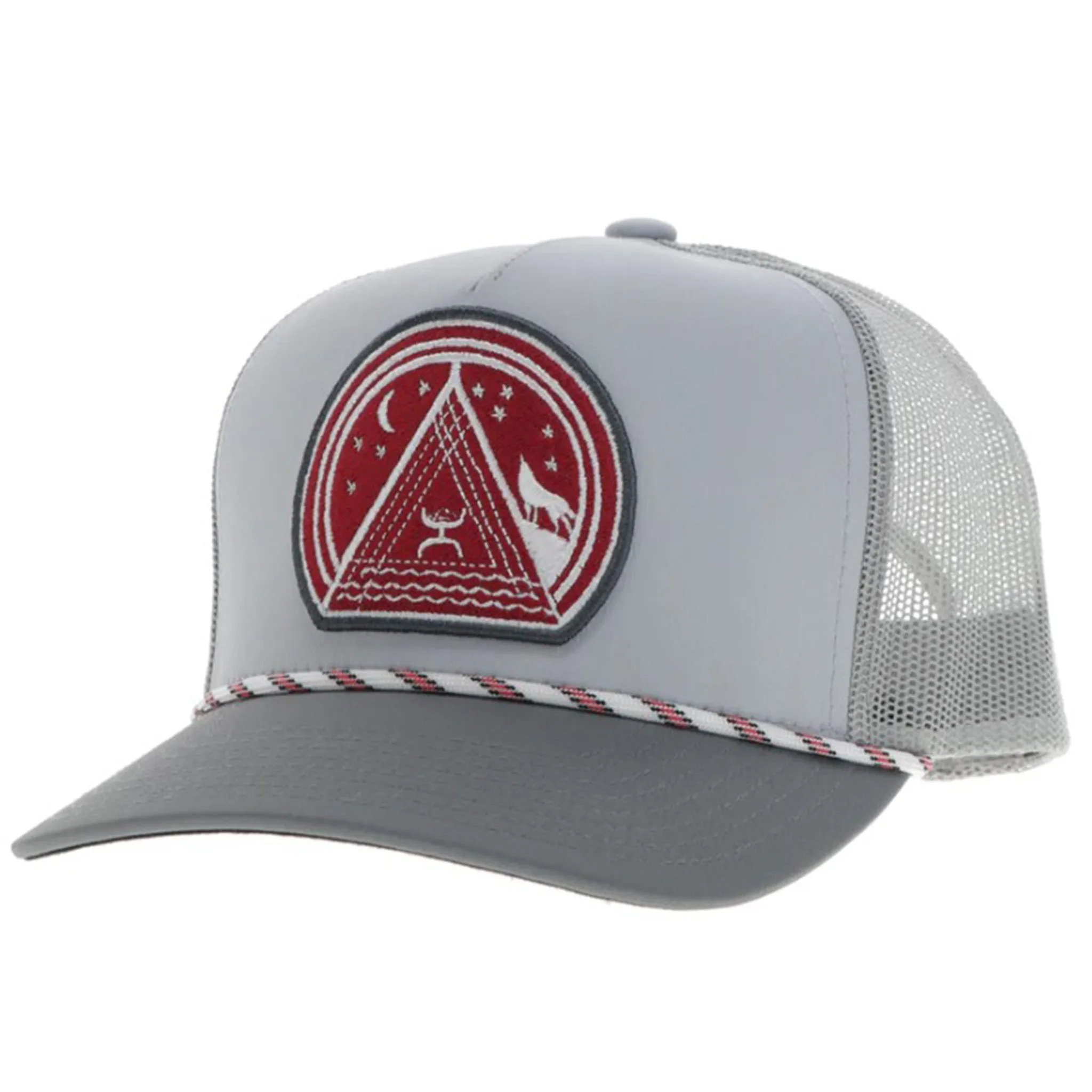 Hooey Grey Music Patch Hat