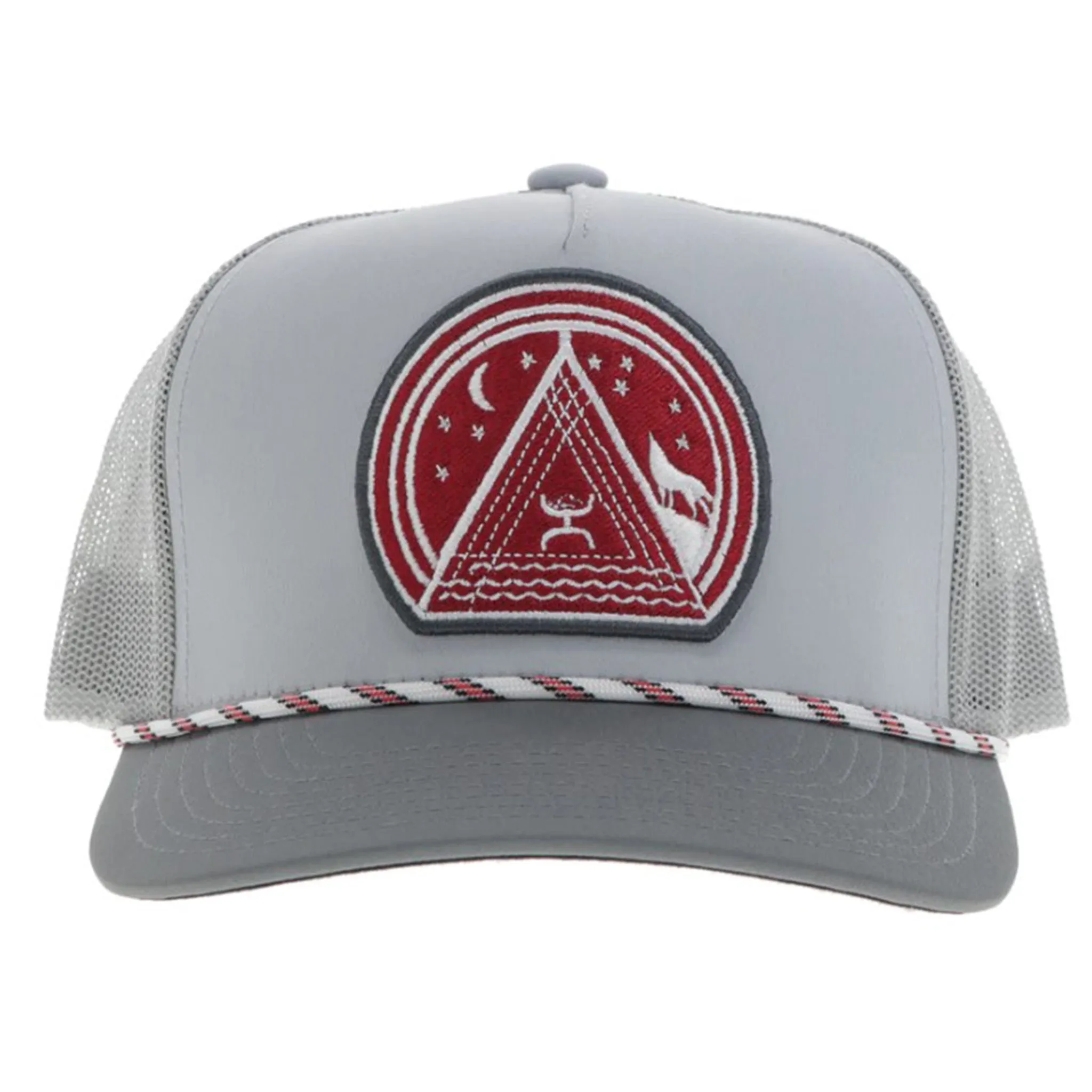 Hooey Grey Music Patch Hat