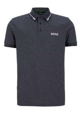 Hugo Boss Paddy Pro Contrast Polo Charcoal