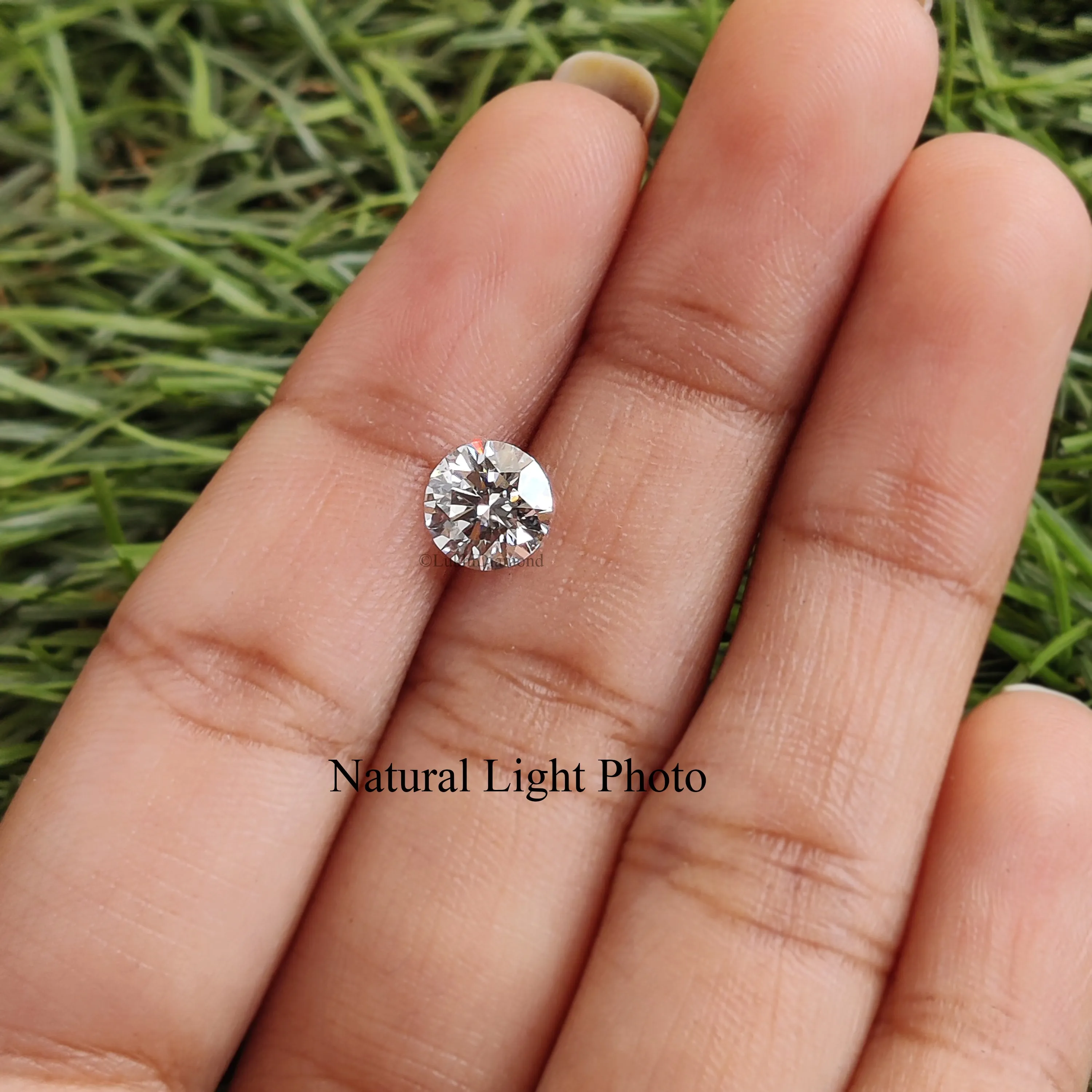 IGI Certified 1 Ct, 1.5 Ct, 2 Ct, 2.5 Ct, 3 Ct Round Brilliant Cut Lab Grown CVD Diamond Lab Created Loose Diamond for Engagemen