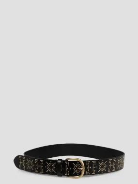 Isabel Marant Perforated Detailed Buckle Belt