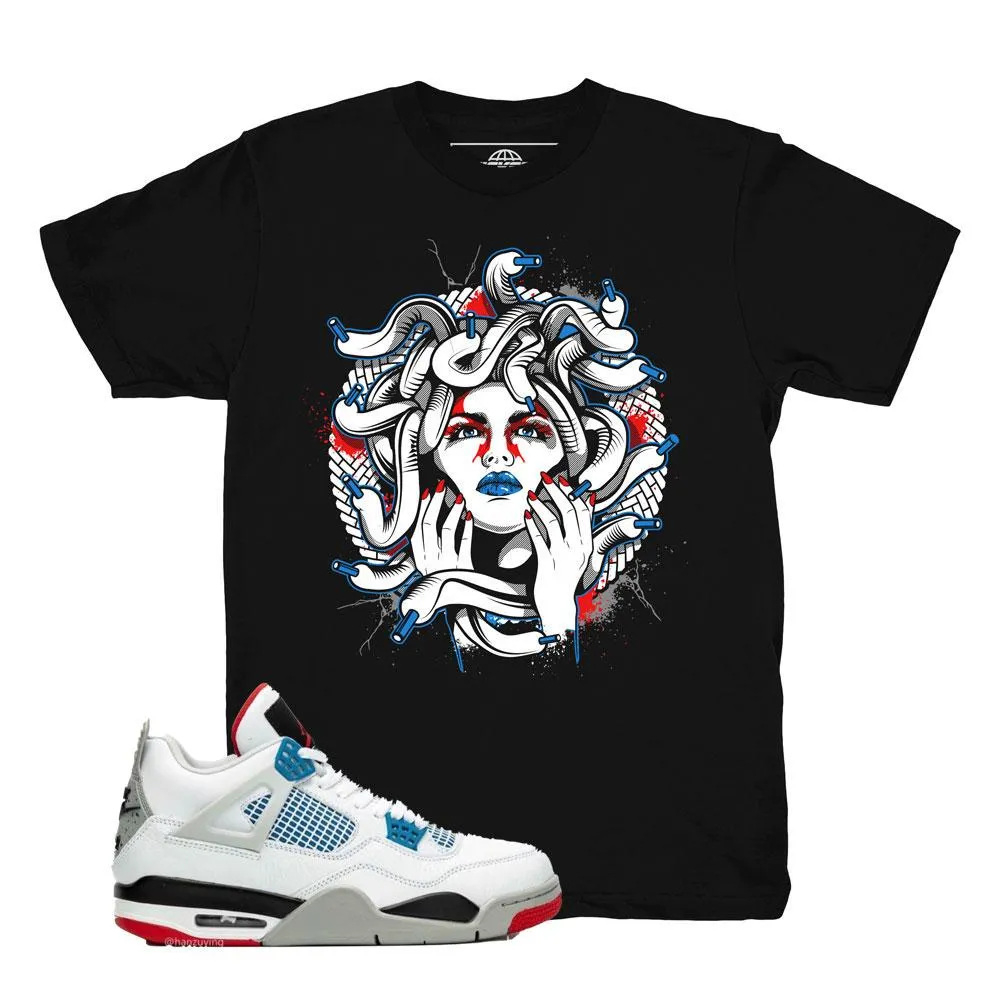 Jordan 4 What The Medusa Black Shirt