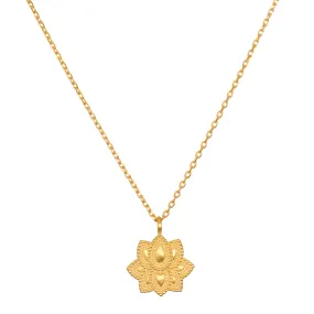 Journey Forward Lotus Gold Necklace