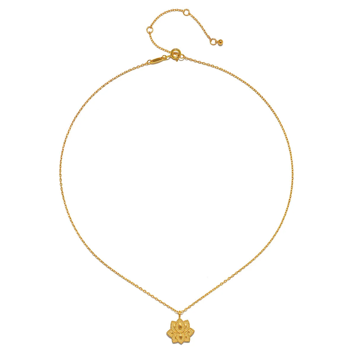 Journey Forward Lotus Gold Necklace