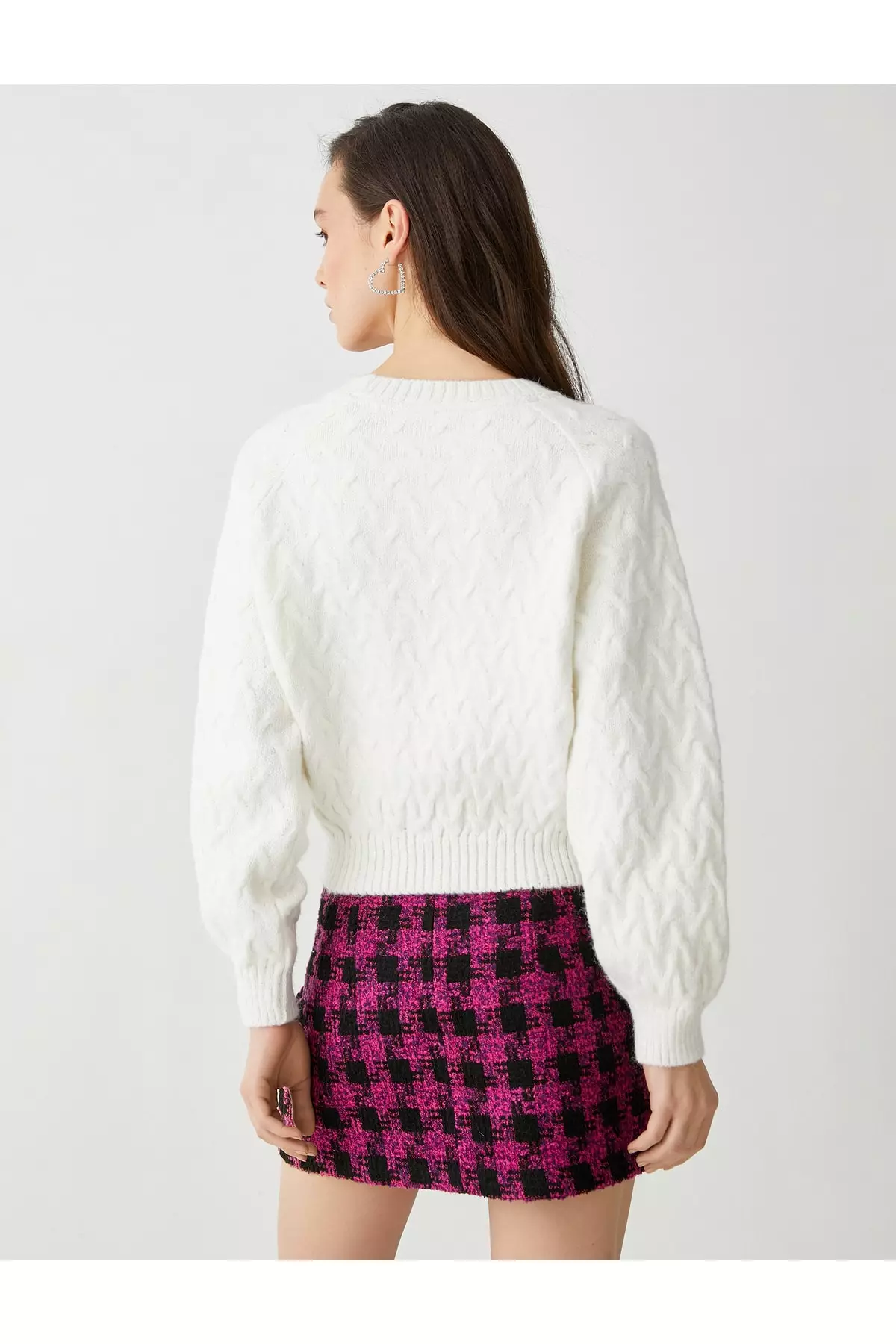 KOTON Bow Knitted Sweater