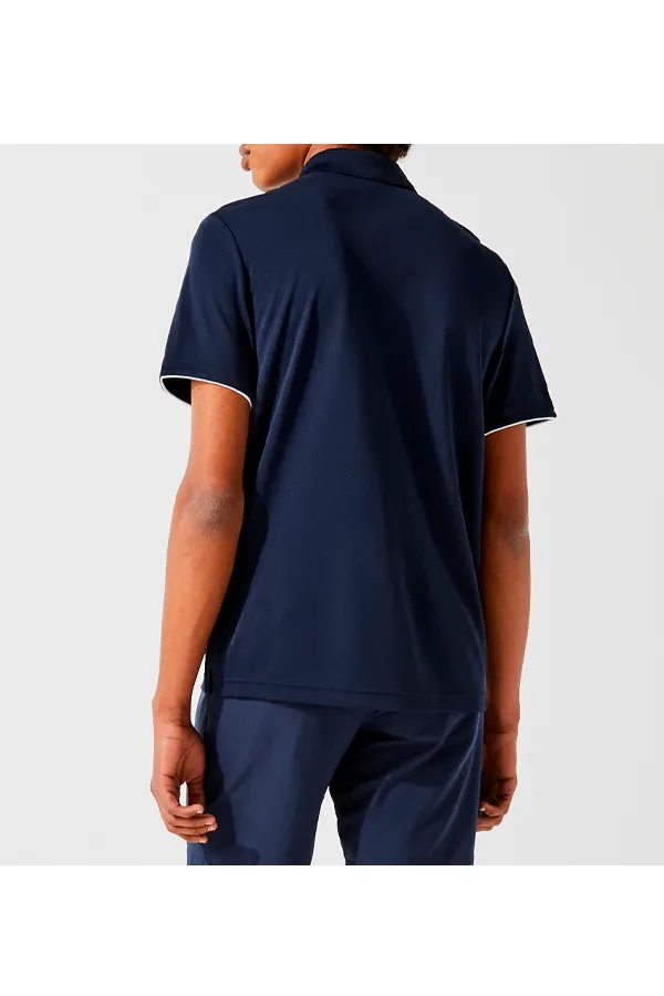 Lacoste Sport Pique S/S Polo Navy