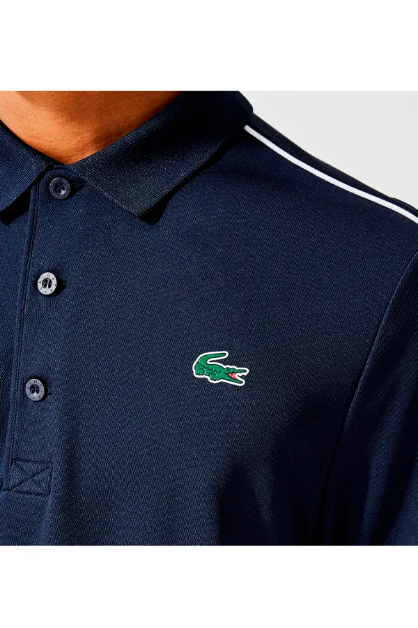 Lacoste Sport Pique S/S Polo Navy