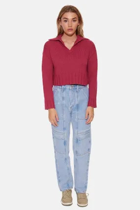 Leia Sweater - Berry Sorbet