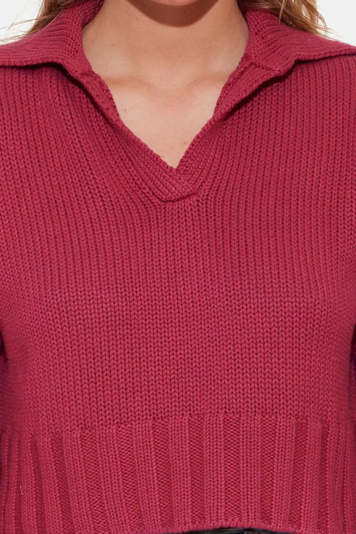 Leia Sweater - Berry Sorbet