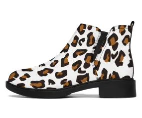 Leopard Print Design Chelsea Boots