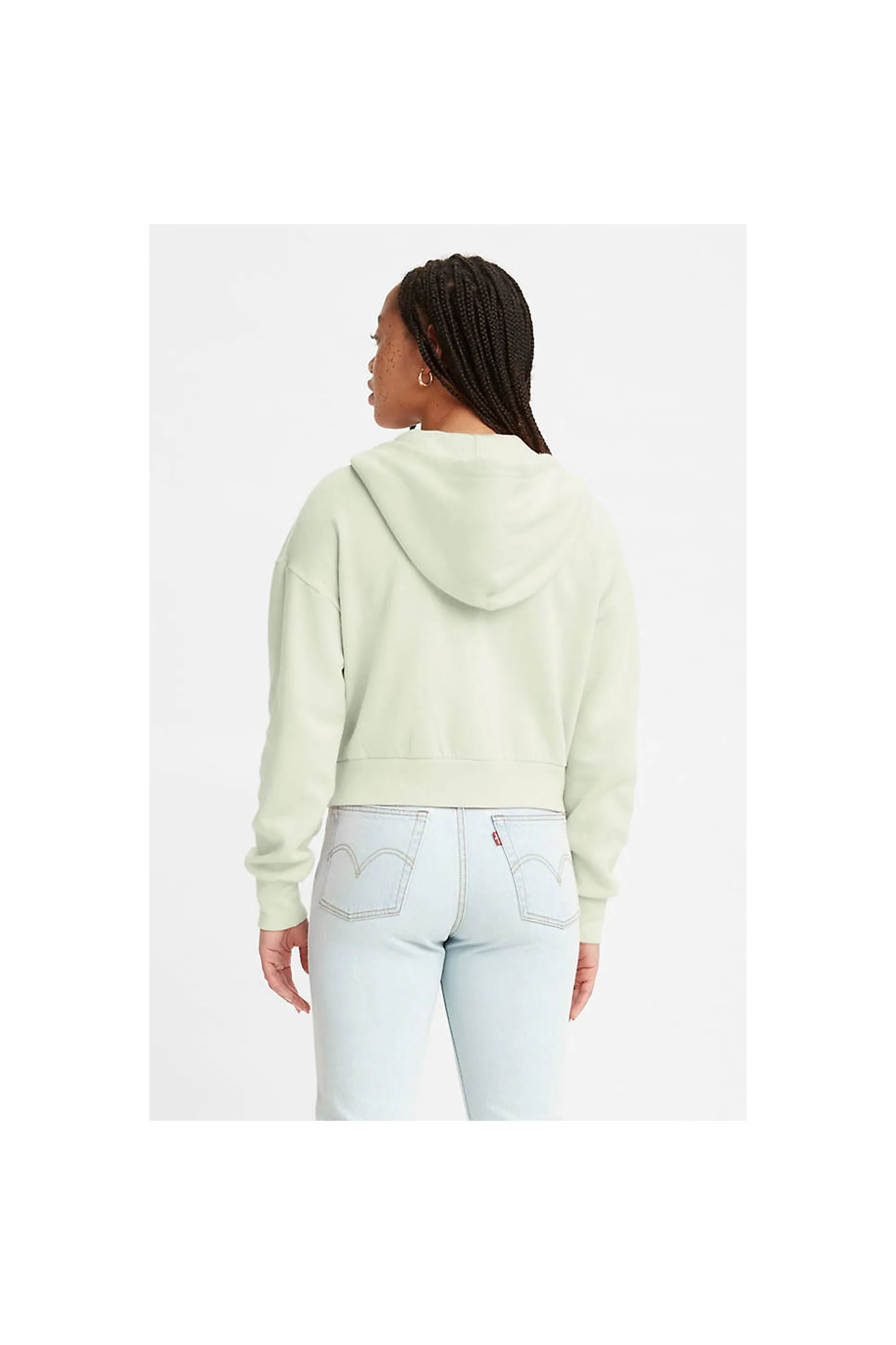 Levi's ® Media Zip Hoodie Meadow Mist Meadow Mist Green Women Hoodies