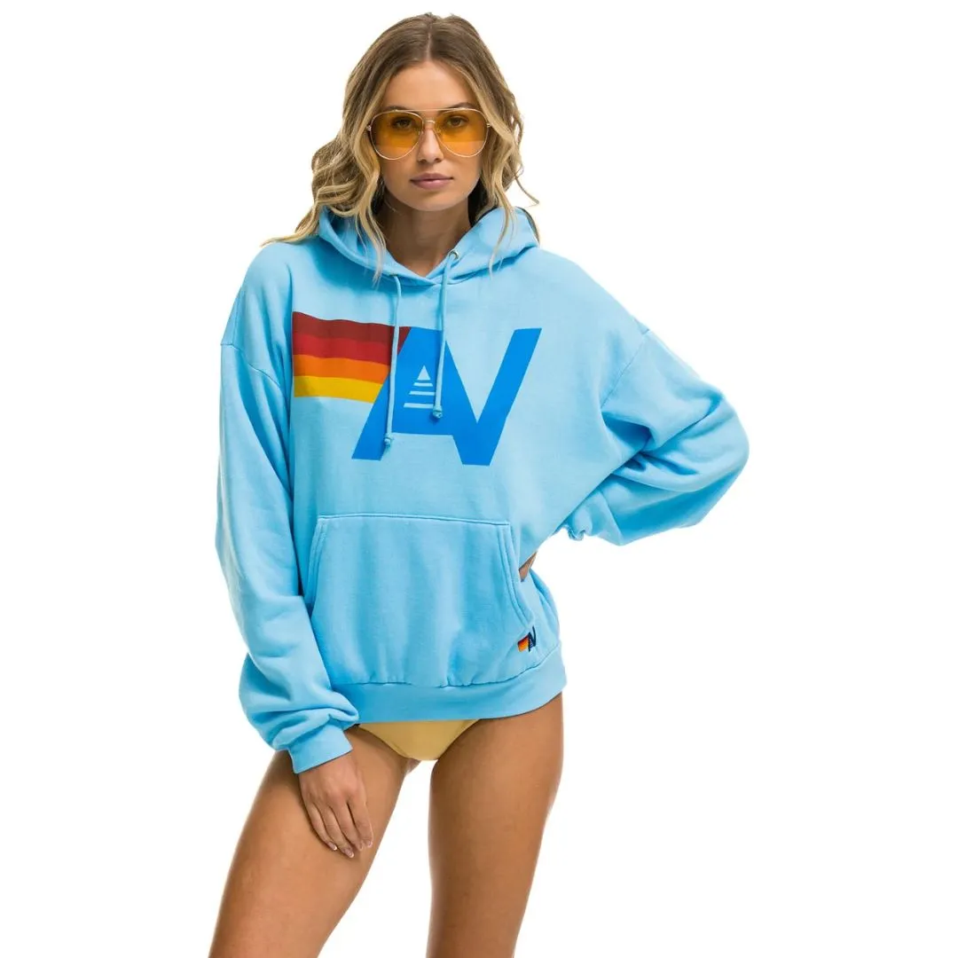 Logo Pullover Relaxed Hoodie (Sky)