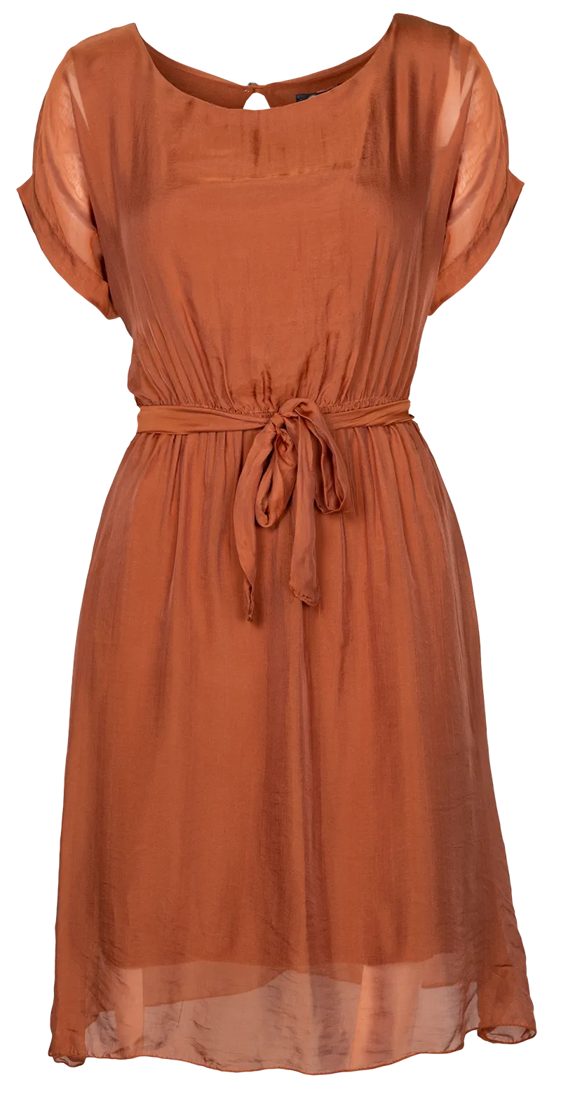 M Made in Italy - Short Sleeve Dress with Belt