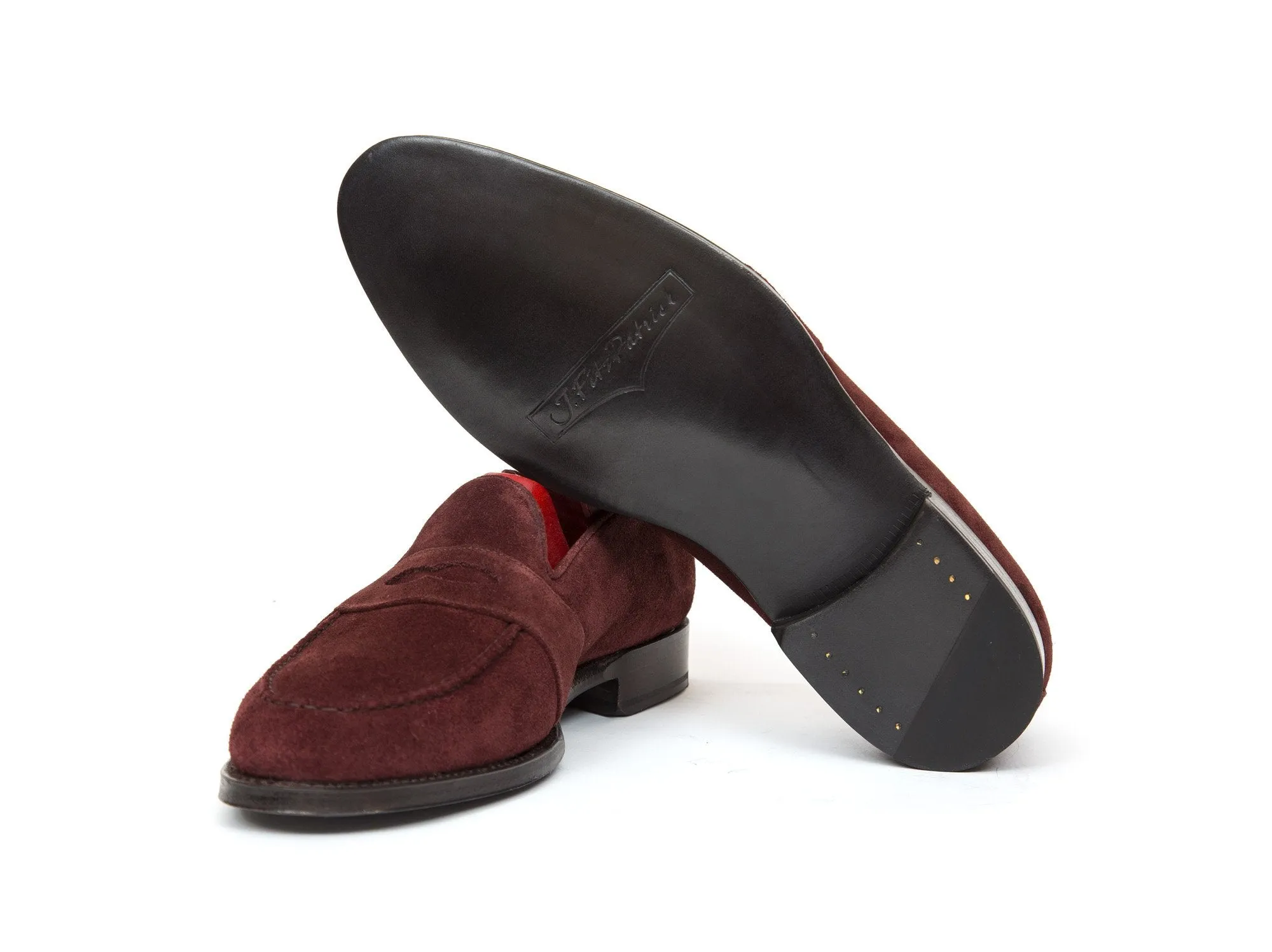 Madison - MTO - Burgundy Suede - TMG Last - Single Leather Sole