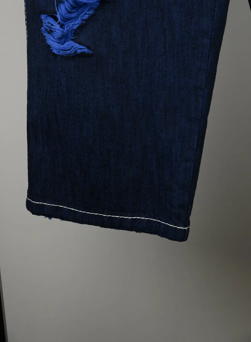 Marni Jeans Blu con strappi - Tg. 40