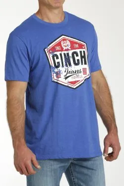 Men's Royal Blue Cinch Jean Tee