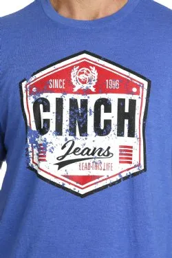 Men's Royal Blue Cinch Jean Tee