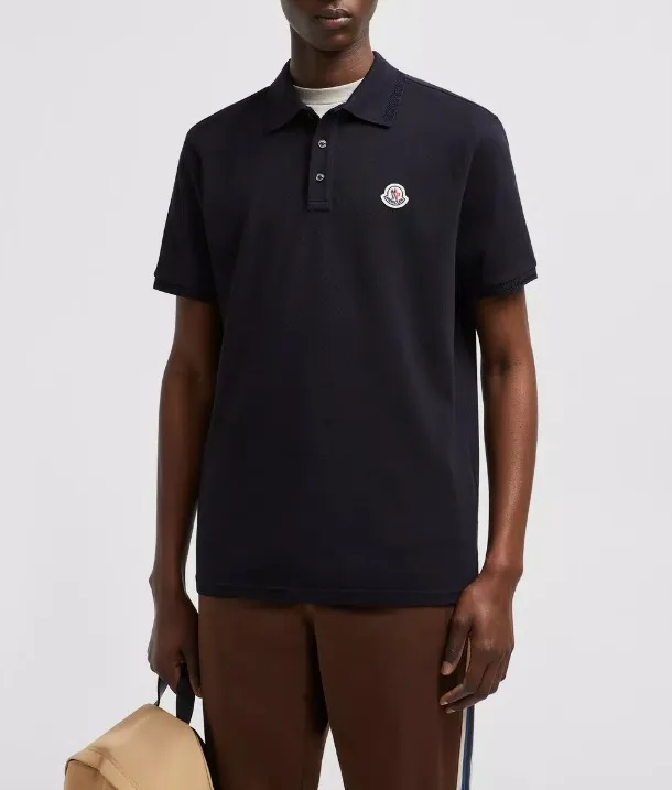 MONCLER  |Logo Patch Polo Shirt