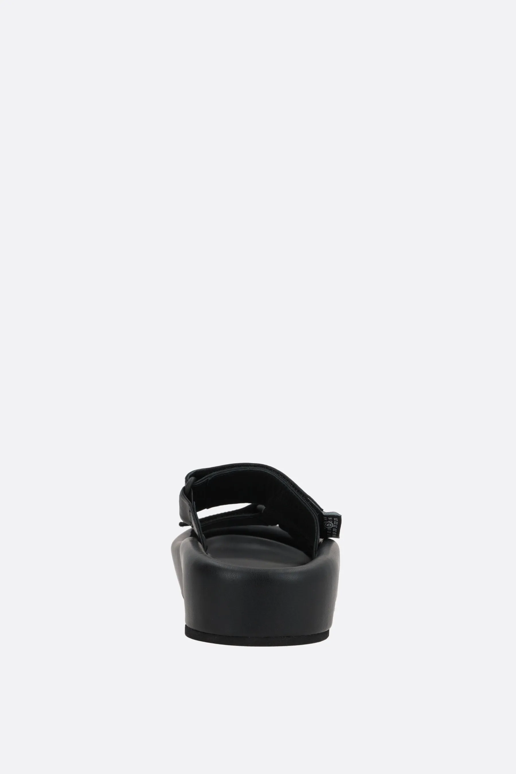 nappa flatform sandals